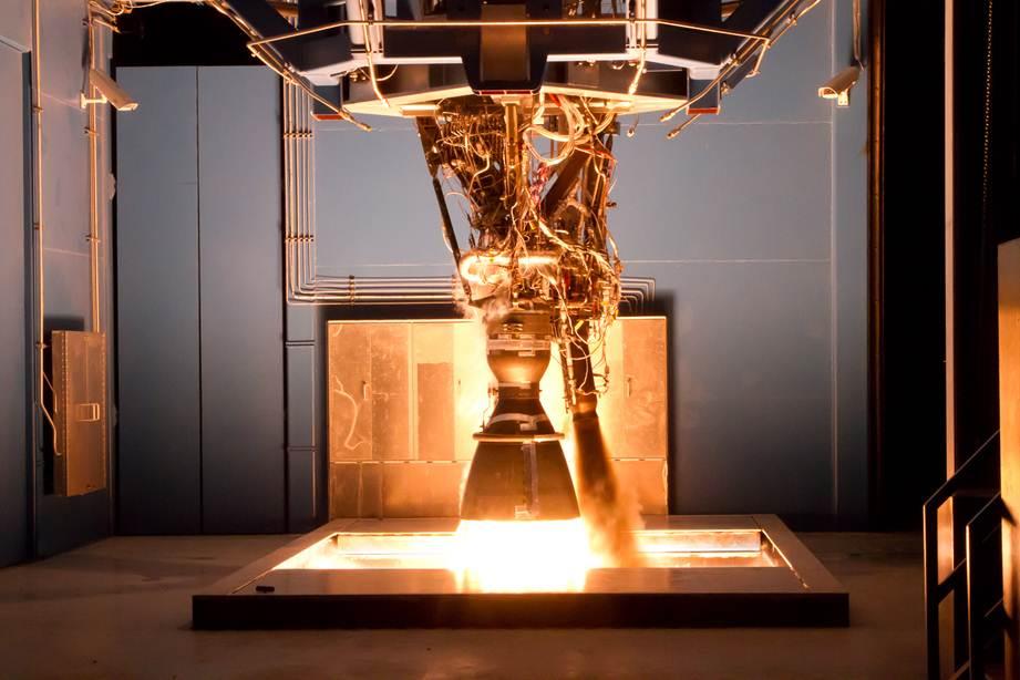 SpaceX_Testing_Merlin_1D_Engine_In_Texas